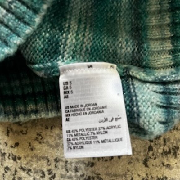 🧡3/15 Epic Threads Space-Dyed Stripes Mock-Neck Sparkle Sweater Kids 5 - Picture 6 of 8